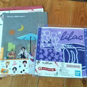 제일복권 미세스 그린애플 자카드 타월 클리어 파일 세트