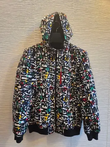 CASTELBAJAC 컬러풀 문자 패턴 자켓