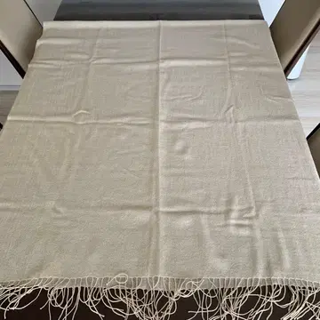 캐시미어 100% 아이보리 스톨 대형