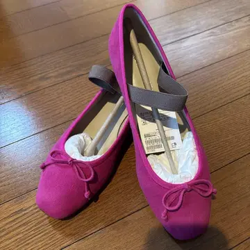 오데트 e 오딜 핑크 플랫슈즈