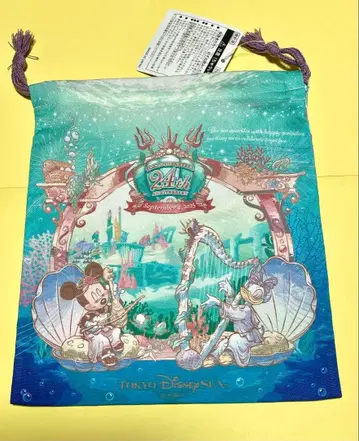 24주년 파우치 미니 데이지 머메이드 라군 디즈니씨