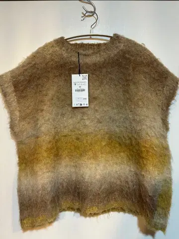 ZARA 모헤어 니트 베스트 미사용 새상품