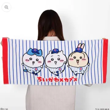 치이카와 x MLB TOKYO 시리즈 페이스 타월 미사용 새상품