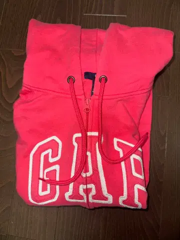 GAP 코랄 핑크 풀 집업 후드티
