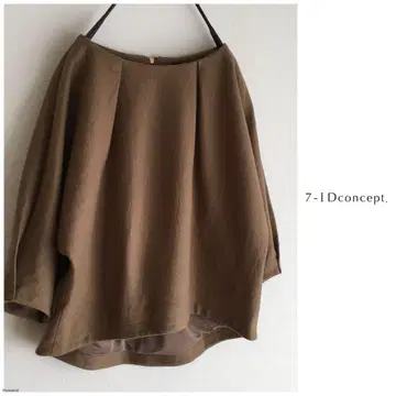 7 ID컨셉 울 턱 디자인 블라우스