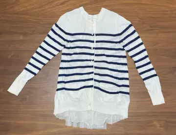 sacai luck 스트라이프 니트 가디건