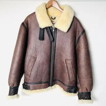 TERRA AUSTRALIS 천연 가죽 무스탕 자켓 B-3