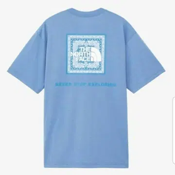 THE NORTH FACE 반다나 스퀘어 로고 티 반팔 티셔츠