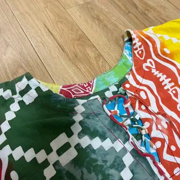 멀티 컬러 하와이안 셔츠 M