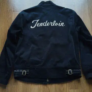 본점 한정판 Tenderloin 블랙 코듀로이 자켓