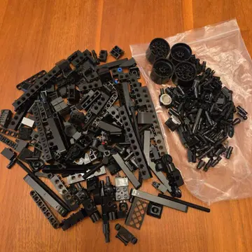 LEGO 블랙 컬러 블록 부품 세트