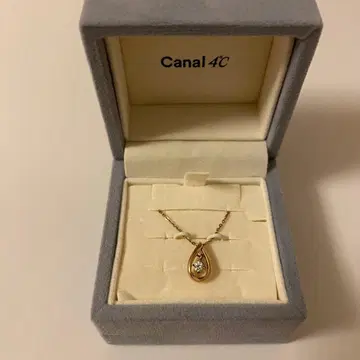 Canal 4C 물방울 모양 목걸이 핑크