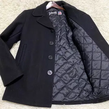 [ 새상품급 ] schott 피코트 싱글 USA제 U.S.740N 블랙