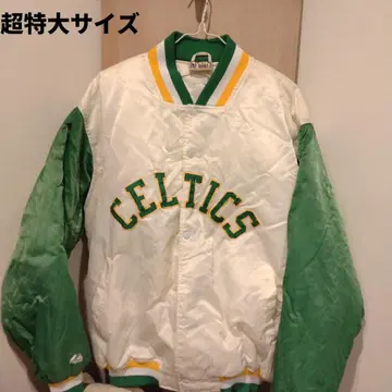 HARDWOOD CLASSICS CELTICS NBA 바시티 자켓