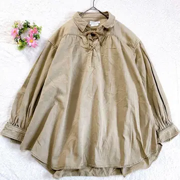 [차오패닉 티피] 빈티지 레이스업 리본 오버 튜닉