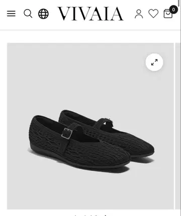 VIVAIA 펌프스 23.5 블랙 케이블 니트