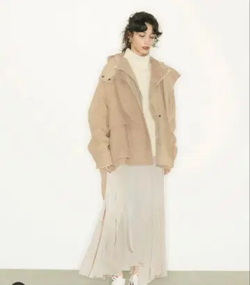 emmi atelie 오버 울 스위치 코트