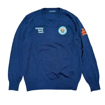 ROUGH&SWELL BBC V-NECK 로고 V넥 스웨터