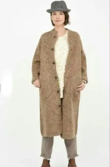 45R 알룰 모쿠모쿠 니트의 치로리안 코트