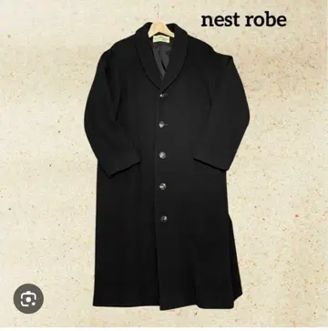 nest robe 울 체스터 코트 네이비 네스트로브