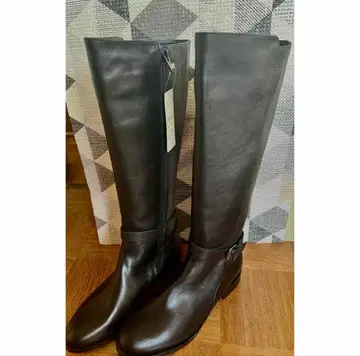 piche 블랙 롱 부츠 36