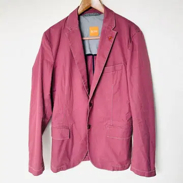 휴고보스 코튼 테일러드 자켓 46