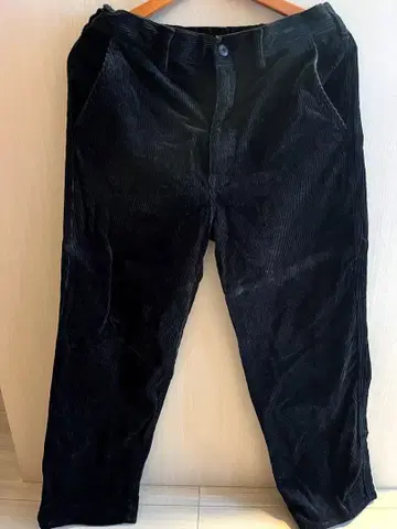 MUJI 코듀로이 팬츠 블랙