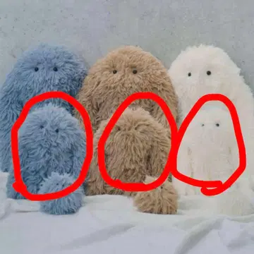 standard products 예티 봉제 인형 중 사이즈