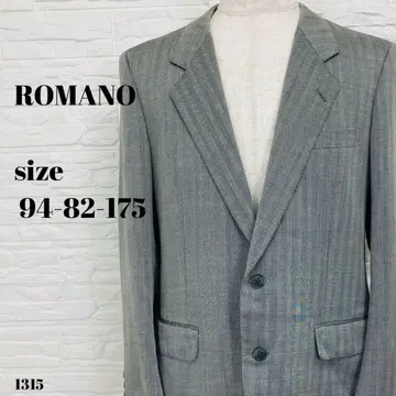 ROMANO 로마노 테일러드 자켓 울 혼방 그레이 1315