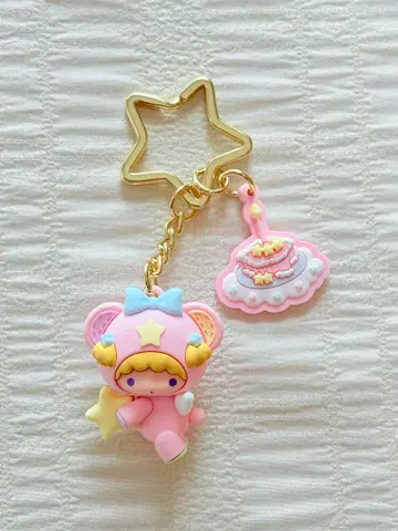 새상품급 리틀트윈스타 시크릿 키링 별하늘의 엔젤 키키라라