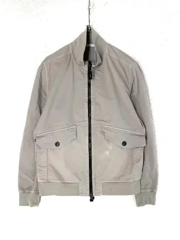 [ 새상품 ] anticipo 하이넥 지퍼 블루종 M