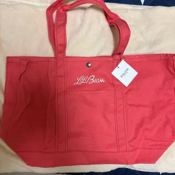 L.L.Bean 토트백 살몬 핑크 택 포함