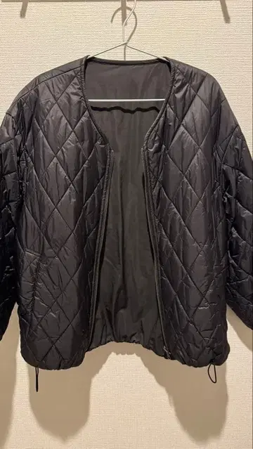 퀼팅 봄버 자켓