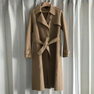 Theory 더블 페이스 캐시미어 롱 코트