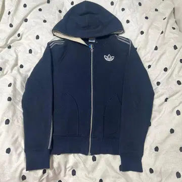adidas 네이비 풀 지퍼 후디 M