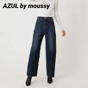 AZUL by moussy HIGH WAIST DENIM WIDE II