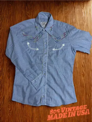 70s~80s USA 캘리포니아 랜처 셔츠