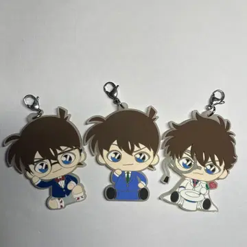 SD 캐릭터 코난 키링 3개 세트