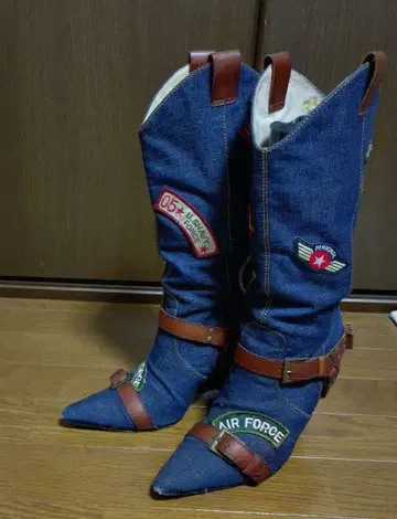 웨스턴 부츠 데님