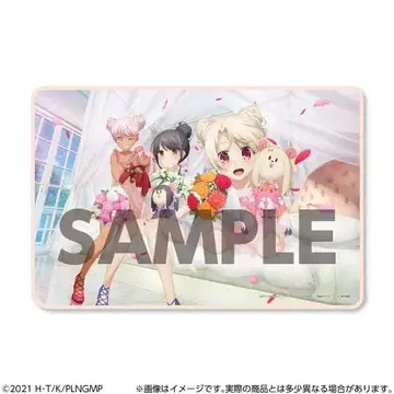 프리즈마 이리야 설하의 맹세 등신대 복슬복슬 담요 이리야곰 벌스데이