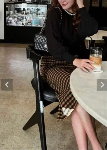 she'ller 셰리에 컨디션 최상 TOYZIP 포켓 타이트 체크 스커트