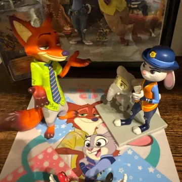 주토피아 피규어 닉 주디