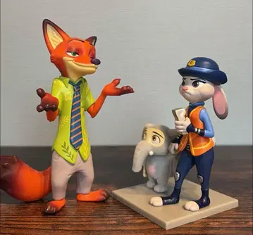 주토피아 피규어 닉 주디