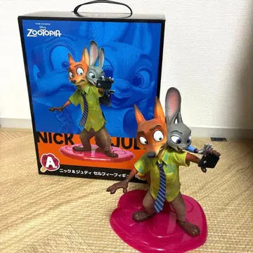 주토피아 닉 & 주디 셀피 피규어 제일복권 A상