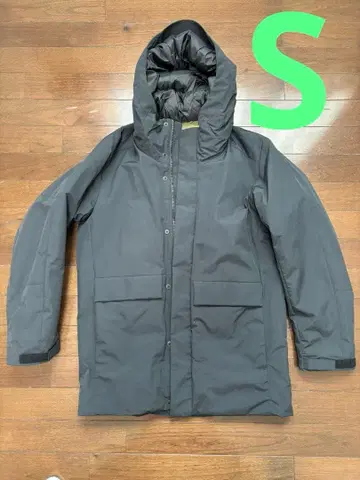 유니클로 하이브리드 다운 후드티 S