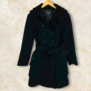 FRAGILE 플라지르 블랙 롱 코트 아우터 38