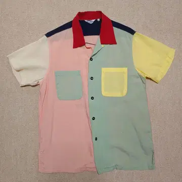 BEAMS 반팔 셔츠 멀티 컬러