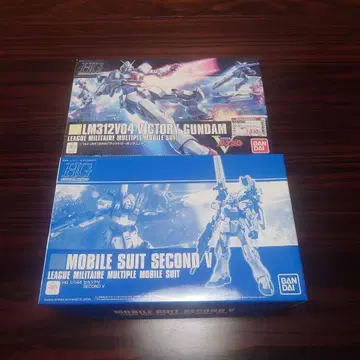 BANDAI HG V 건담 & 세컨드 V