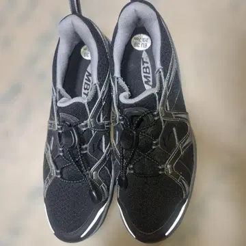 미사용 MBT 리커버리 스니커즈 신발 블랙 스니커즈