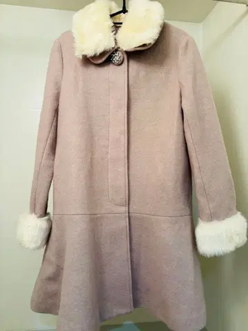 Ank Rouge 핑크 롱 코트